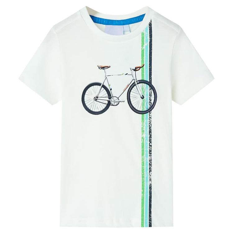 VidaXL Kindershirt met korte mouwen 128 ecru