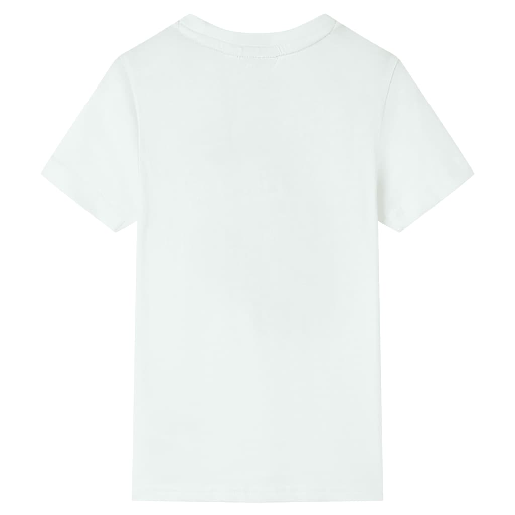 VidaXL Kindershirt met korte mouwen 128 ecru