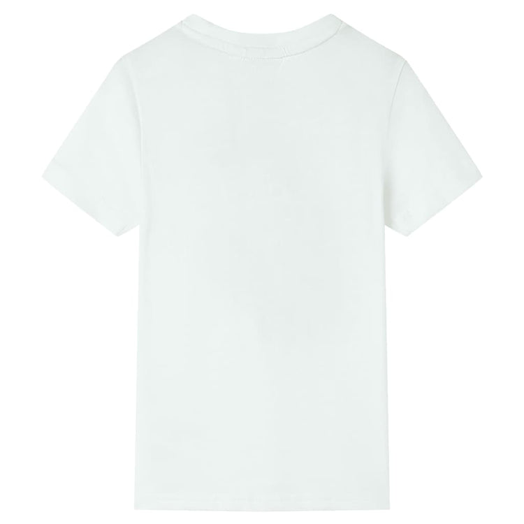 VidaXL Kindershirt met korte mouwen 128 ecru