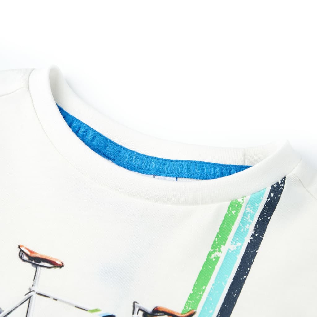 VidaXL Kindershirt met korte mouwen 128 ecru