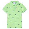 Vidaxl kinderpoloshirt 104 neongroen