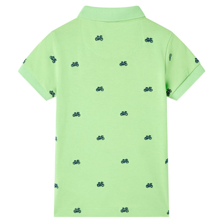 Vidaxl kinderpoloshirt 104 neongroen