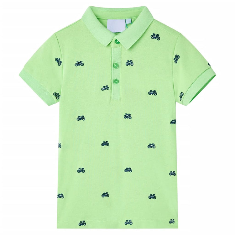 Vidaxl kinderpoloshirt 116 neongroen