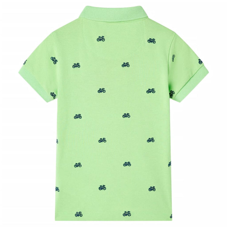 Vidaxl kinderpoloshirt 116 neongroen