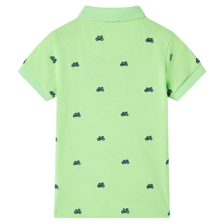 Vidaxl kinderpoloshirt 128 neongroen