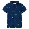 Vidaxl kinderpoloshirt 92 marineblauw