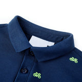 Vidaxl kinderpoloshirt 92 marineblauw - afbeelding 3