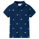 Vidaxl kinderpoloshirt 116 marineblauw
