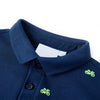 Vidaxl kinderpoloshirt 116 marineblauw