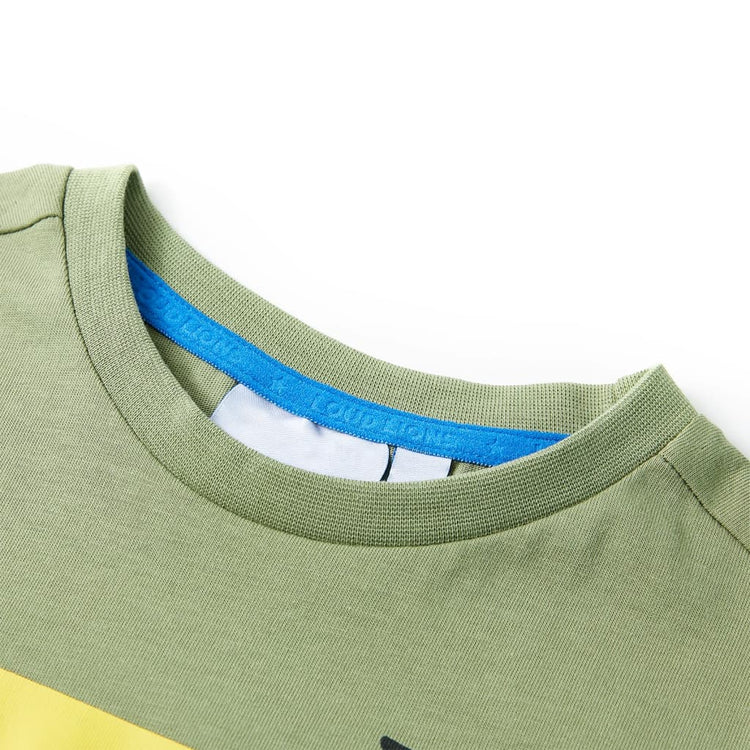 VidaXL Kindershirt met korte mouwen 92 lichtkakikleurig