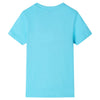 VidaXL Kindershirt met korte mouwen 92 zeeblauw