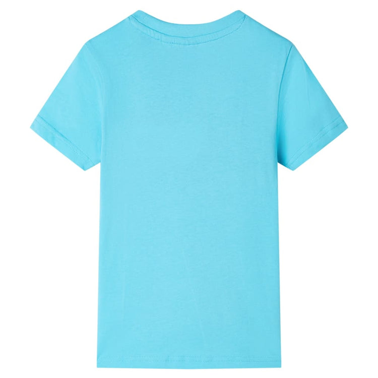 VidaXL Kindershirt met korte mouwen 92 zeeblauw