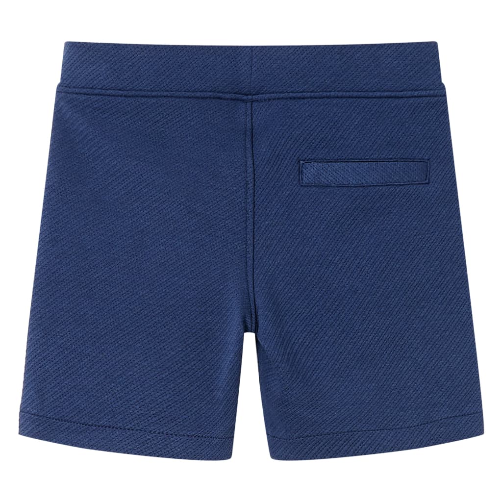 VidaXL Kindershorts met trekkoord 92 donkerblauw