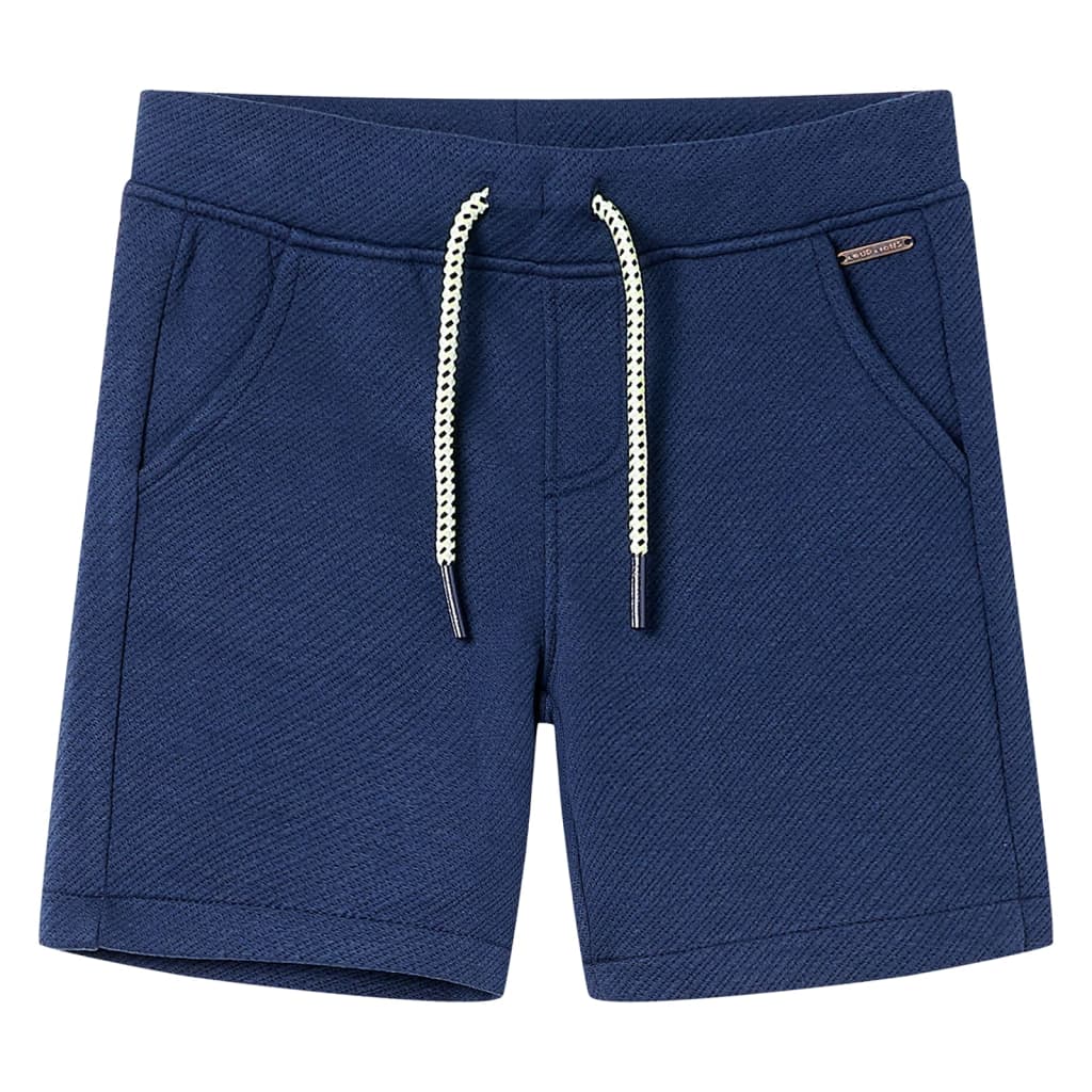 VidaXL Kindershorts met trekkoord 104 donkerblauw