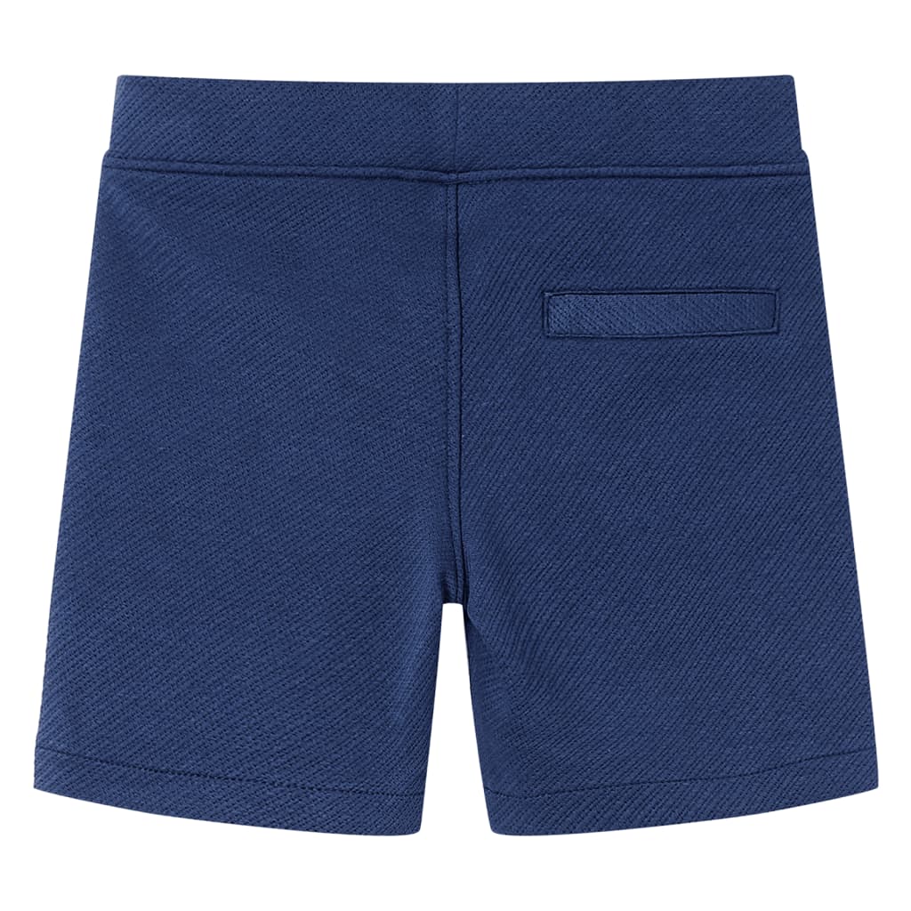 VidaXL Kindershorts met trekkoord 128 donkerblauw