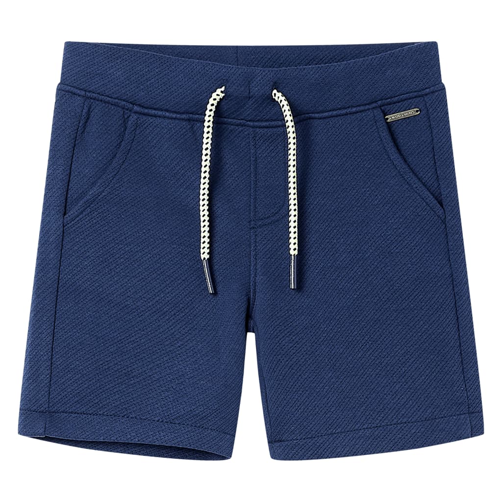 VidaXL Kindershorts met trekkoord 140 donkerblauw