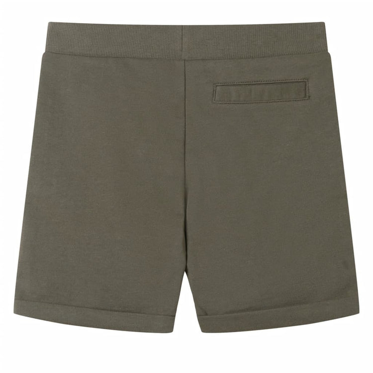 Vidaxl kindershorts met trekkoord 116 donkerkaki