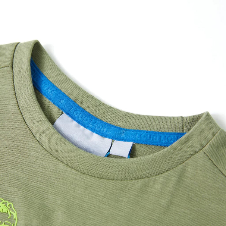 Vidaxl kindershirt met korte mouwen 104 lichtkakikleurig