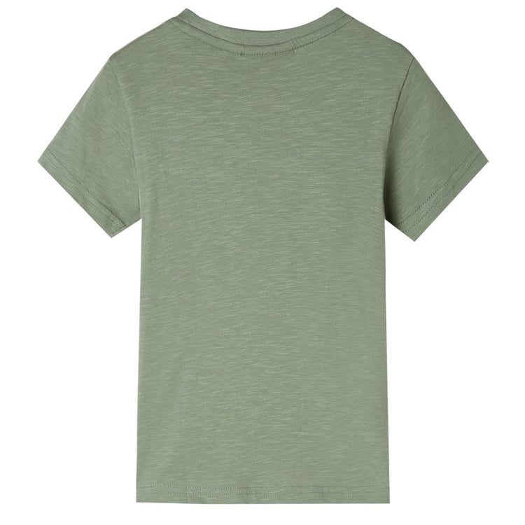 Vidaxl kindershirt met korte mouwen 128 lichtkakikleurig