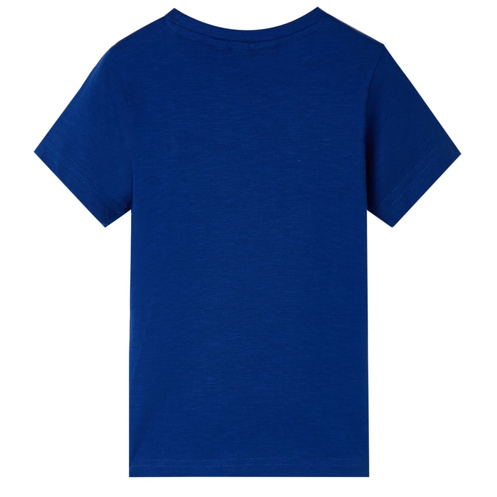 VidaXL Kindershirt met korte mouwen 104 donkerblauw