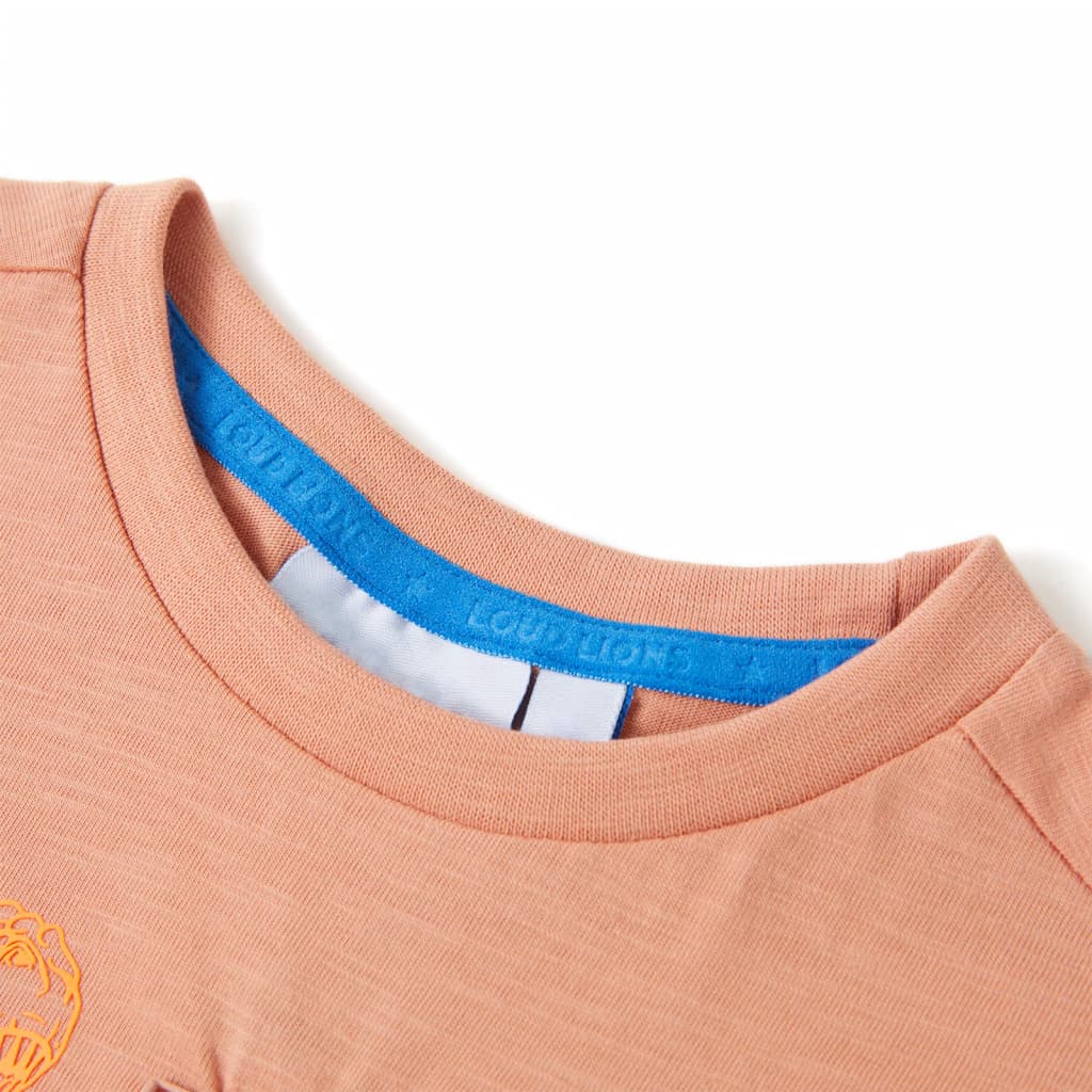 VidaXL Kindershirt met korte mouwen 104 lichtoranje