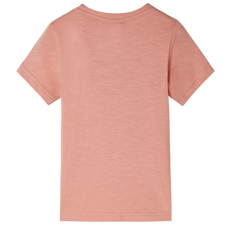 Vidaxl kindershirt met korte mouwen 128 lichtoranje