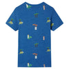 VidaXL Kindershirt 140 gemêleerd donkerblauw