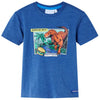 Vidaxl kindershirt 128 gemêleerd donkerblauw