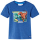 Vidaxl kindershirt 140 gemêleerd donkerblauw