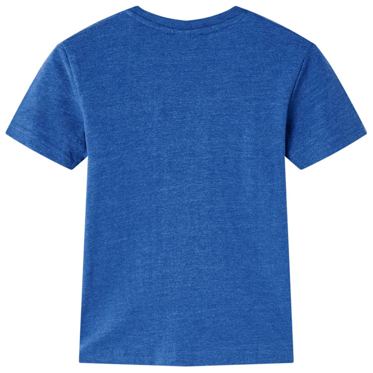 Vidaxl kindershirt 140 gemêleerd donkerblauw