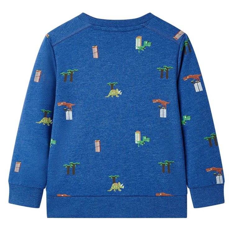 Vidaxl kindertrui 140 gemêleerd donkerblauw