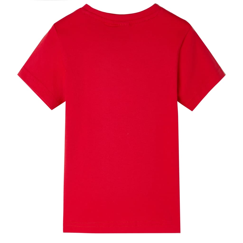 VidaXL Kindershirt 92 rood