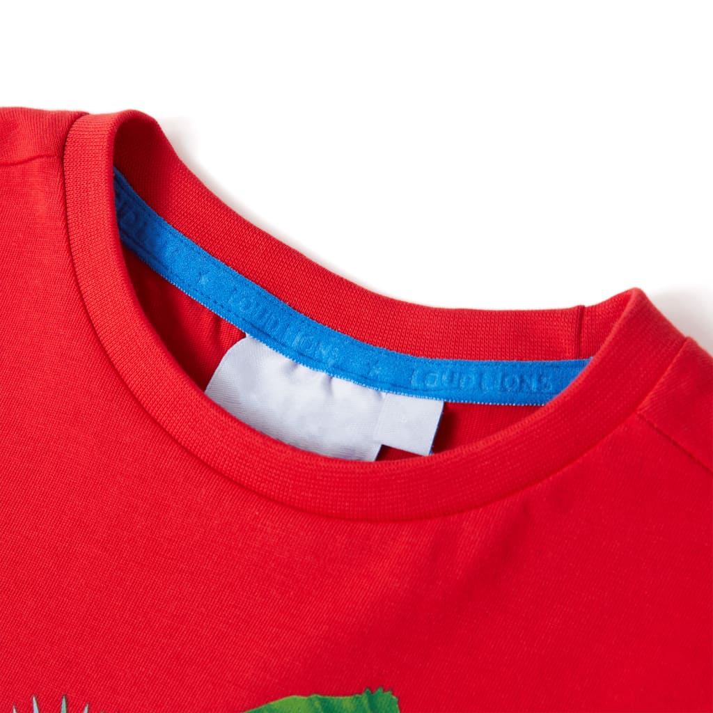 VidaXL Kindershirt 92 rood