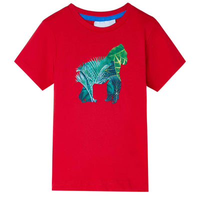 VidaXL Kindershirt 128 rood