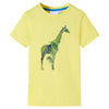 VidaXL Kindershirt 116 geel