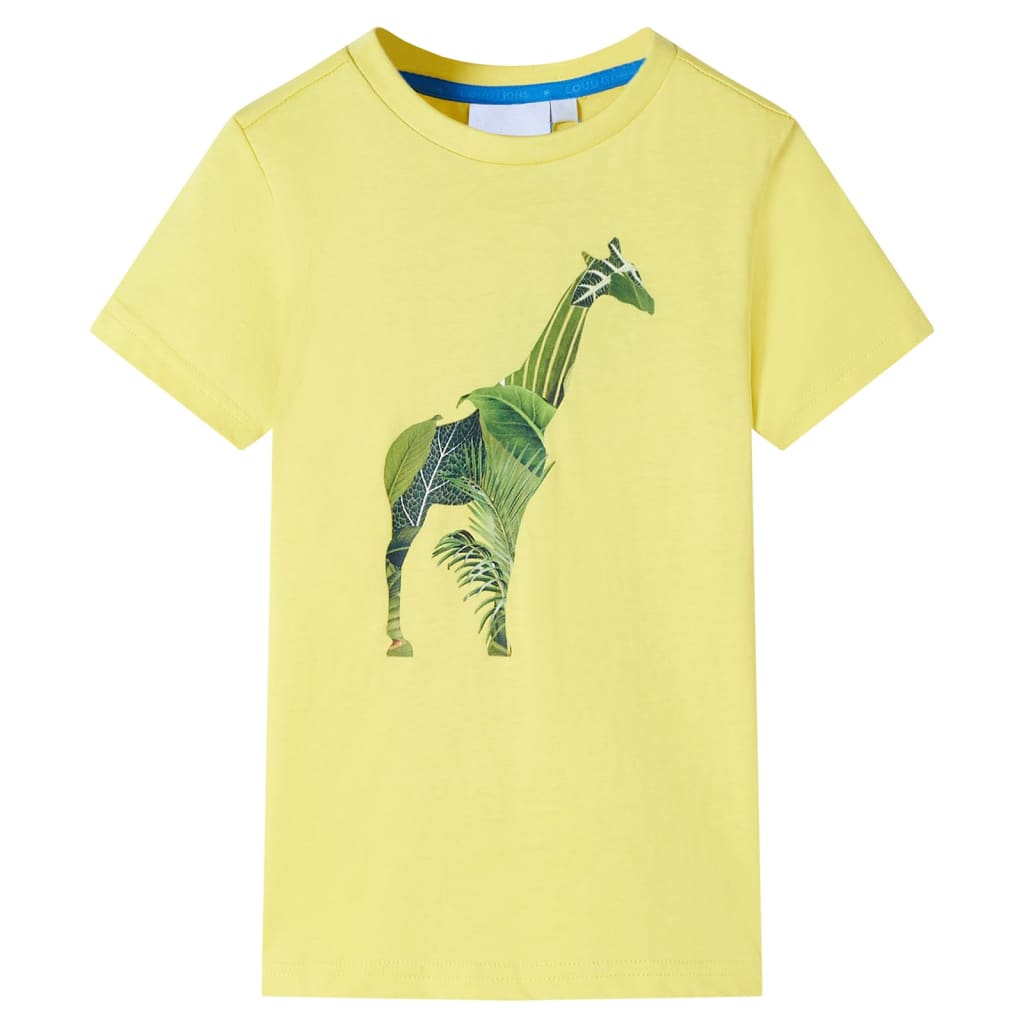 VidaXL Kindershirt 128 geel