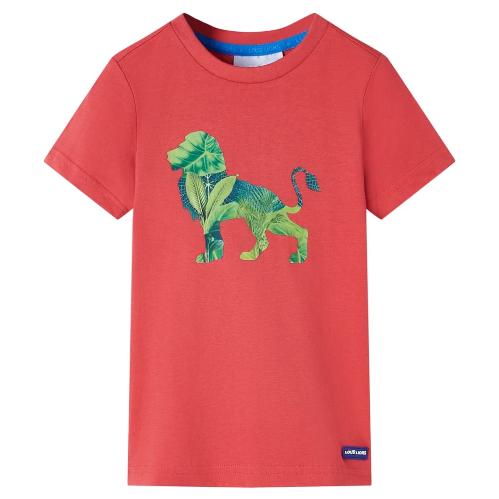 VidaXL Kindershirt 92 rood