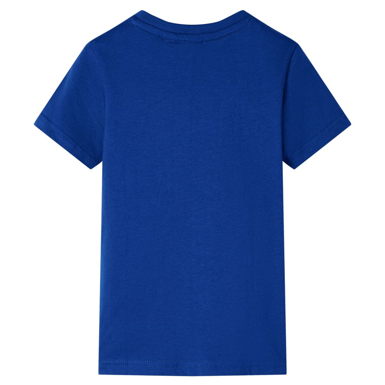 Vidaxl kindershirt 128 donkerblauw