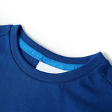 Vidaxl kindershirt 128 donkerblauw - afbeelding 3