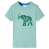 Vidaxl kindershirt 104 lichtkakikleurig