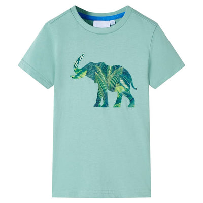 VidaXL Kindershirt 104 lichtkakikleurig