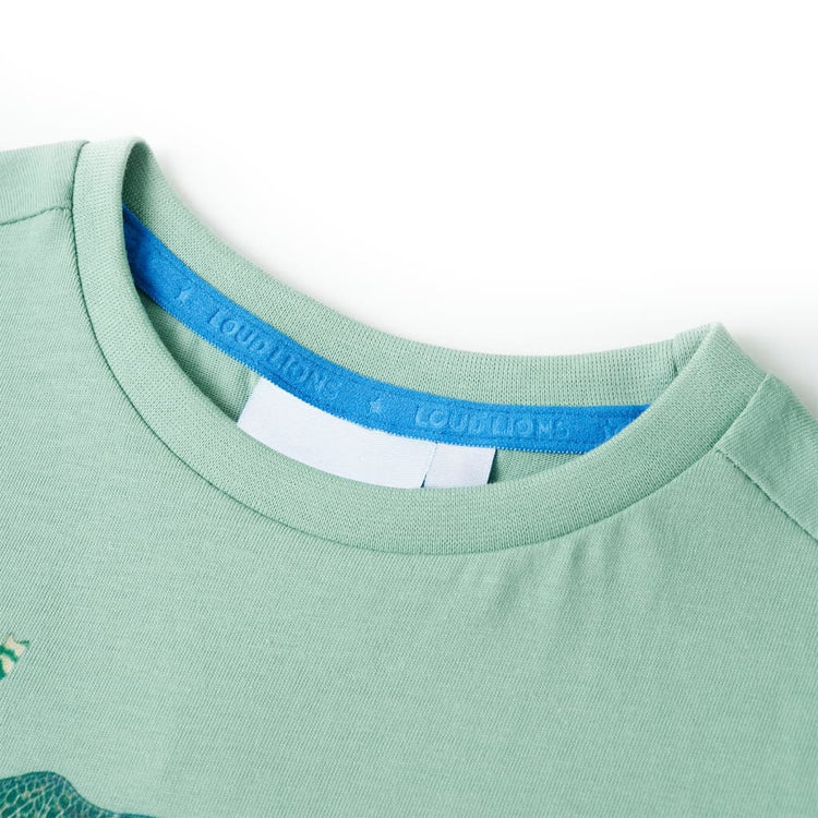 Vidaxl kindershirt 104 lichtkakikleurig