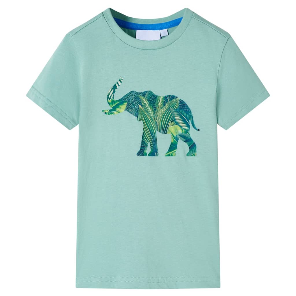 VidaXL Kindershirt 116 lichtkakikleurig