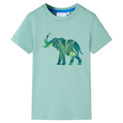 VidaXL Kindershirt 116 lichtkakikleurig