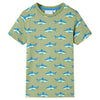 Vidaxl kindershirt 128 lichtkakikleurig