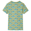 Vidaxl kindershirt 128 lichtkakikleurig