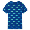 Vidaxl kindershirt 92 donkerblauw