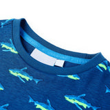 VidaXL Kindershirt 104 donkerblauw - afbeelding 3