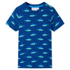 Vidaxl kindershirt 140 donkerblauw