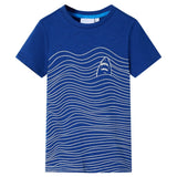 Vidaxl kindershirt 140 donkerblauw - afbeelding 1
